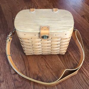 1998 Vintage Longaberger Basket Shoulder Purse